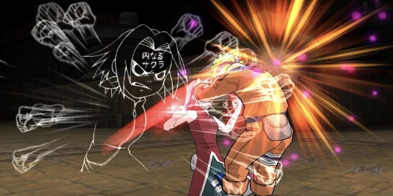 Innerer Sakura-Angriff aus den Naruto-Videospielen
