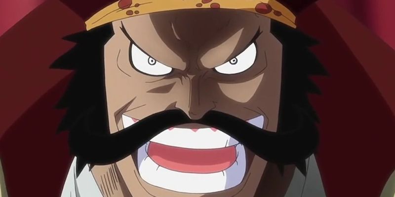 Gol D. Roger, el Rey de los Piratas, durante los eventos de One Piece