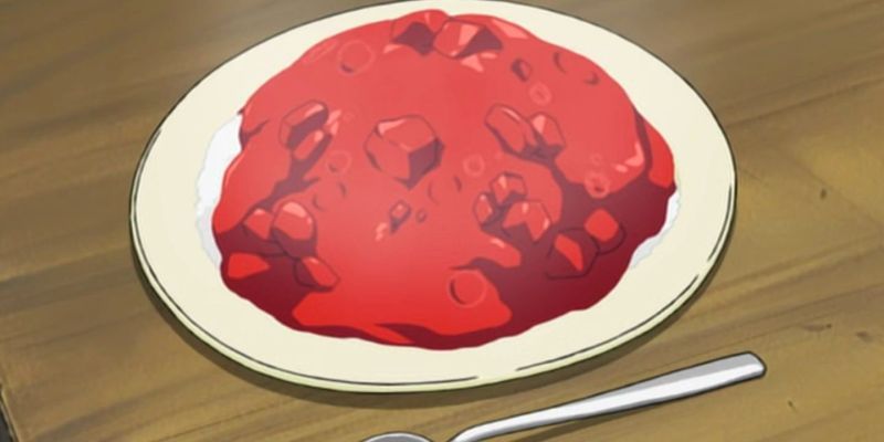 Un plato del infame curry de la Misión de eliminación de la familia Kurosuki en Naruto