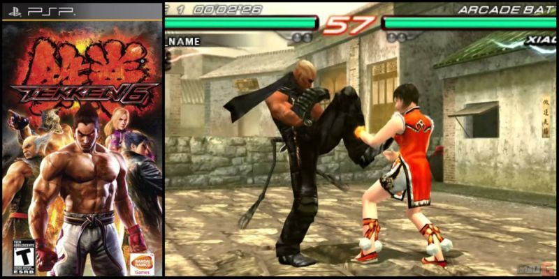 Una imagen de Tekken 6 PSP.