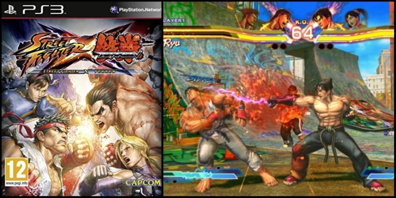 Una imagen de Street Fighter X Tekken.