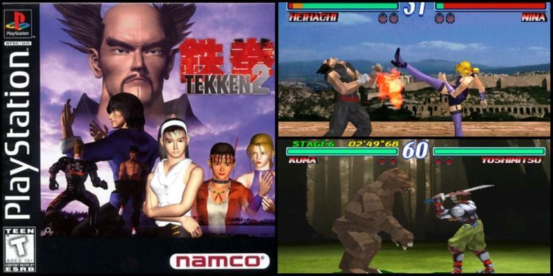 Una imagen de Tekken 2.