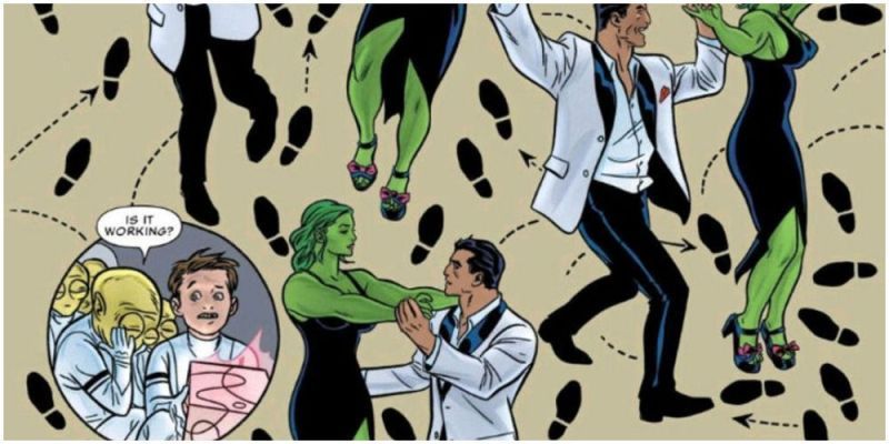 She-Hulk baila con Wyatt Wingfoot
