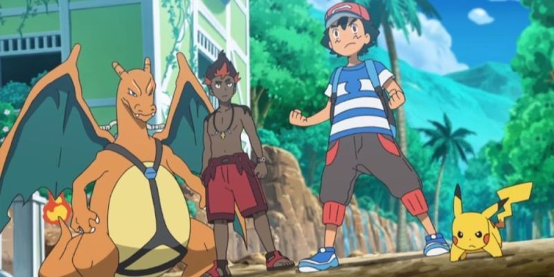 Ash bereitet sich auf den Kampf in Pokémon Sonne und Mond vor