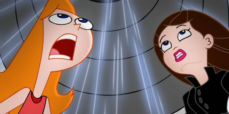 Candace y Vanessa son secuestradas en Phineas y Ferb la película: Candace contra el universo