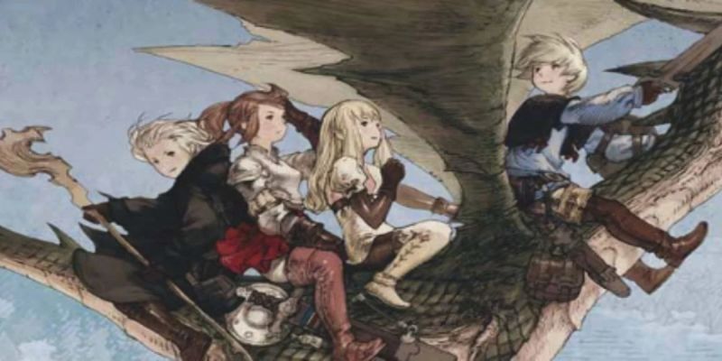 Arte oficial de Final Fantasy los 4 Héroes de la Luz