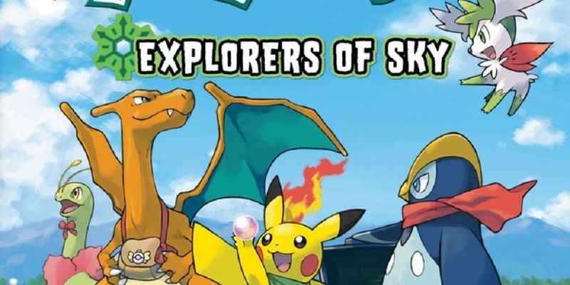 Arte oficial de Pokémon Mystery Dungeon Explorers of Sky
