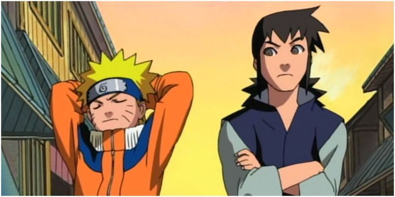 Naruto está de mal humor en la misión Land of Tea Escort