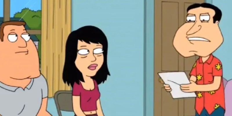 Quagmire liest seine Rede in Family Guy