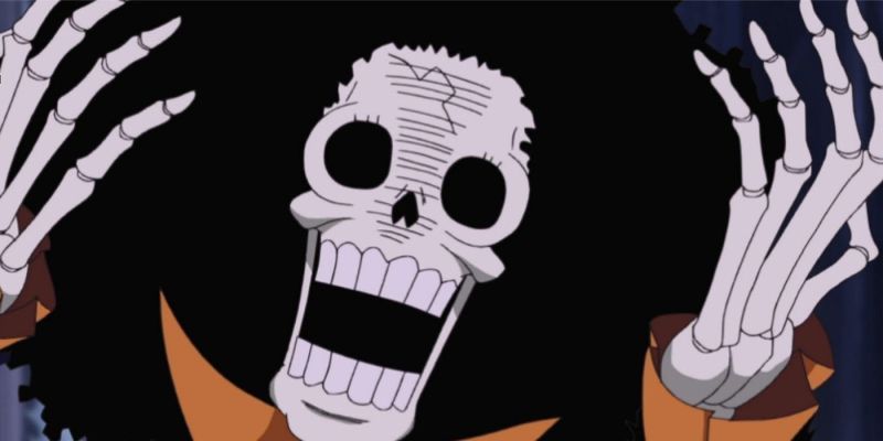 Brook das berühmte Skelett von One Piece