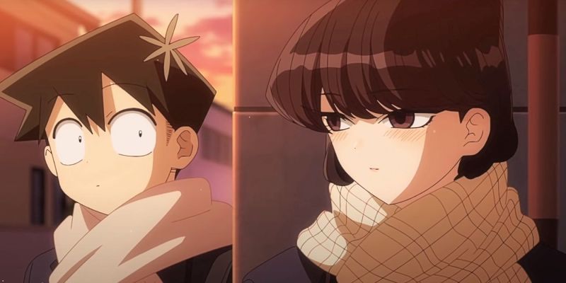Tadano y Komi en la temporada 2 del anime