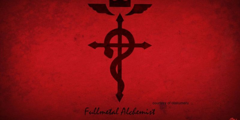 El símbolo de Flamel en Fullmetal Alchemist: Brotherhood.