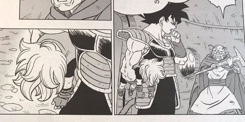 Bardock salva a Granolah de Heeter Force en Dragon Ball Super Manga