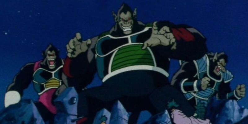 Anime Dragon Ball Team Bardock Great Ape Attack