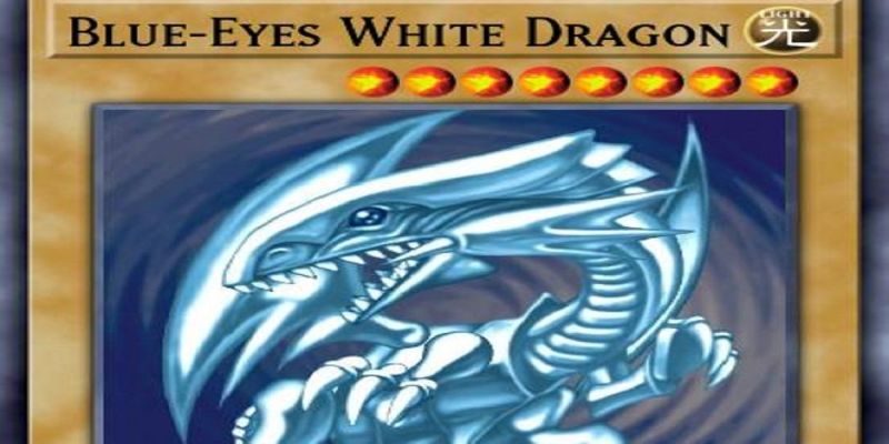 Yu-Gi-Oh!- Blue-Eyes White Dragon Kartenkunst