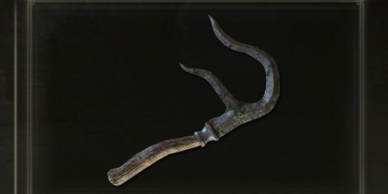 El arma del hacha Forked Hatchet en Elden Ring