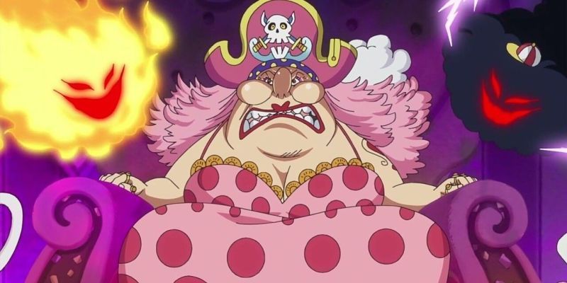 Charlotte Linlin, mejor conocida como Big Mom, ejerce los poderes de Soul-Soul Fruit en One Piece.