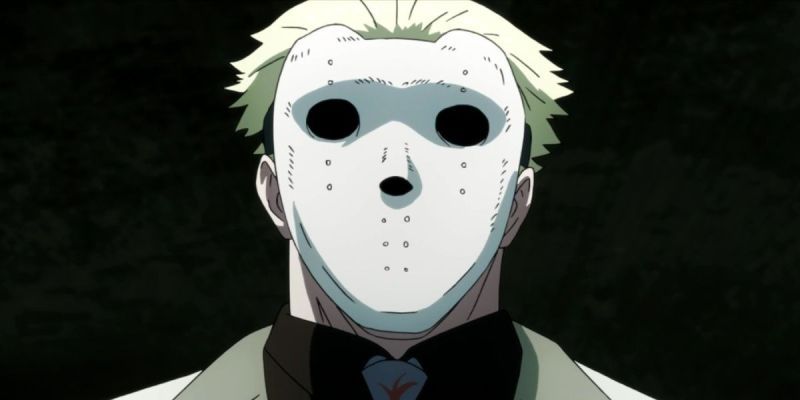 Jason trägt die weiße Maske