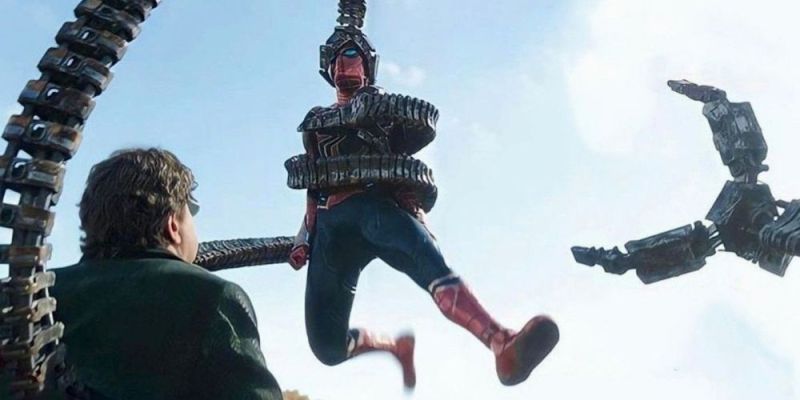 NWH Doc Ock Spider-Man fängt Brückenkampf ein