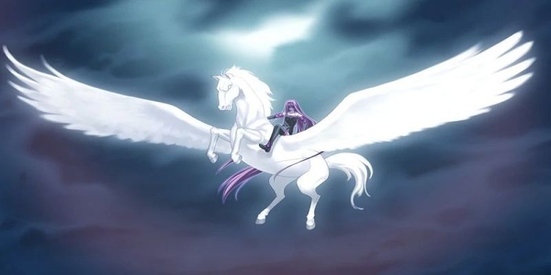 Reiter auf Pegasus