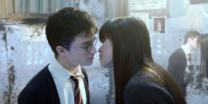 Harry und Cho küssen sich im Auftrag des Phönix