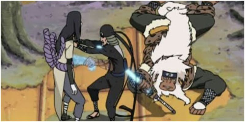 Naruto Orochimaru contra el tercer Hokage