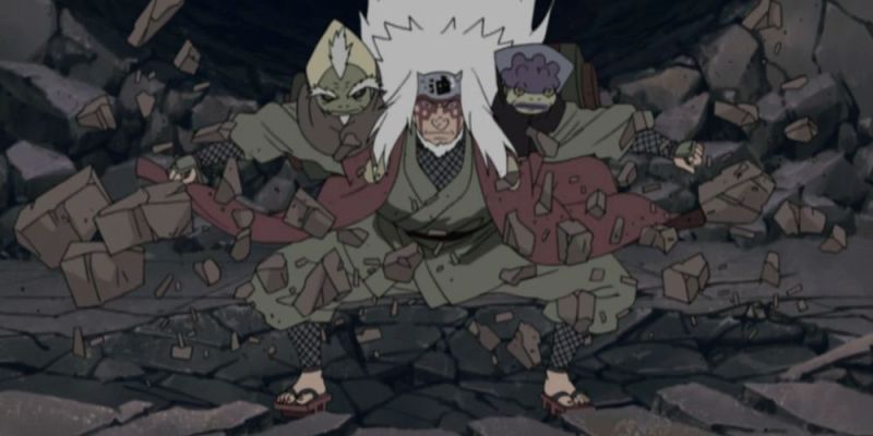 Jiraya betritt den Toad Sage-Modus, Naruto Shippuden