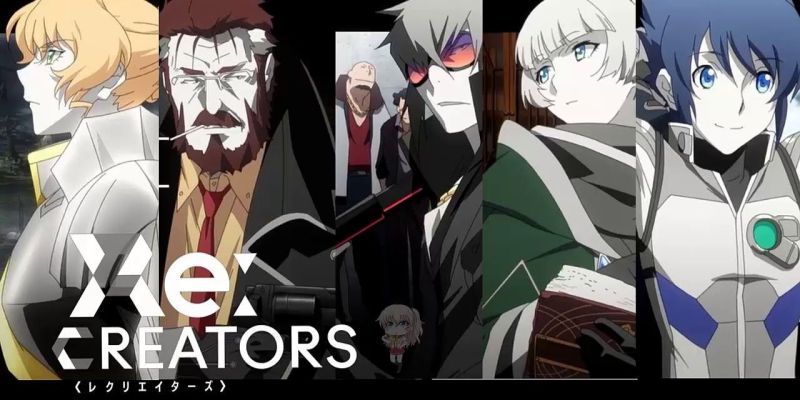 El elenco principal del anime Re Creators