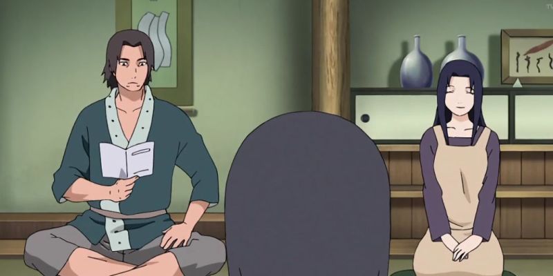 Fugaku und Mikoto Uchiha aus Naruto