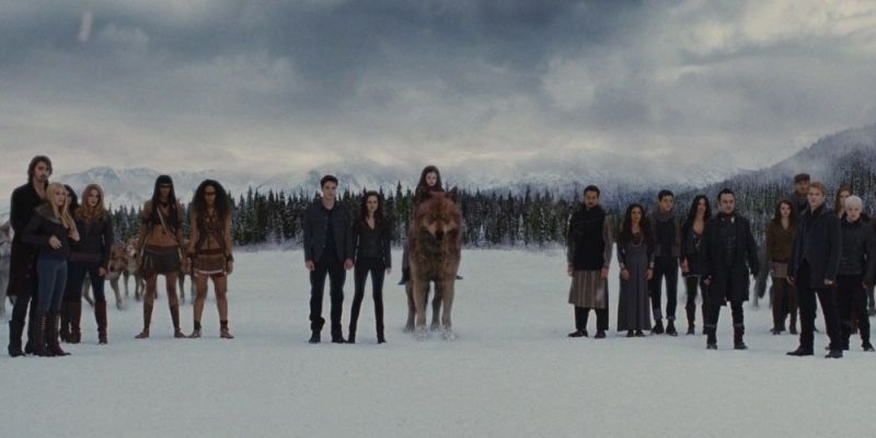 Los Cullen y sus aliados en La Saga Crepúsculo: Amanecer Parte 2