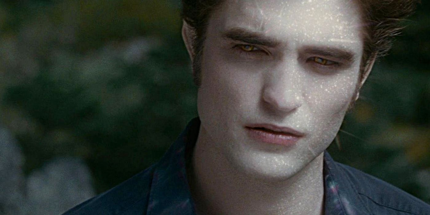 Edward Cullen brillando en La Saga Crepúsculo
