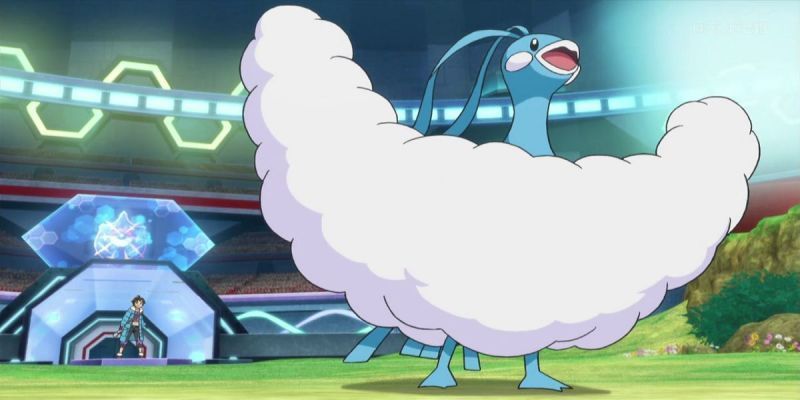 Altar canta una canción en el anime de Pokémon
