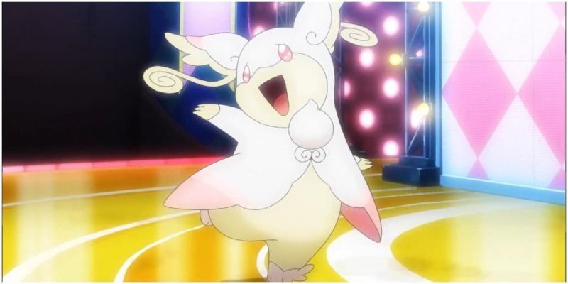 Mega Audino baila en el anime de Pokémon