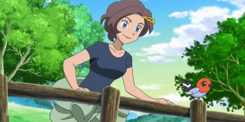 Serenas Mutter Grace im Pokemon-Anime