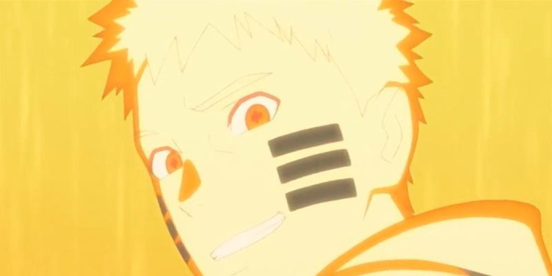 Naruto in seinem Weisenmodus der sechs Pfade (Naruto)