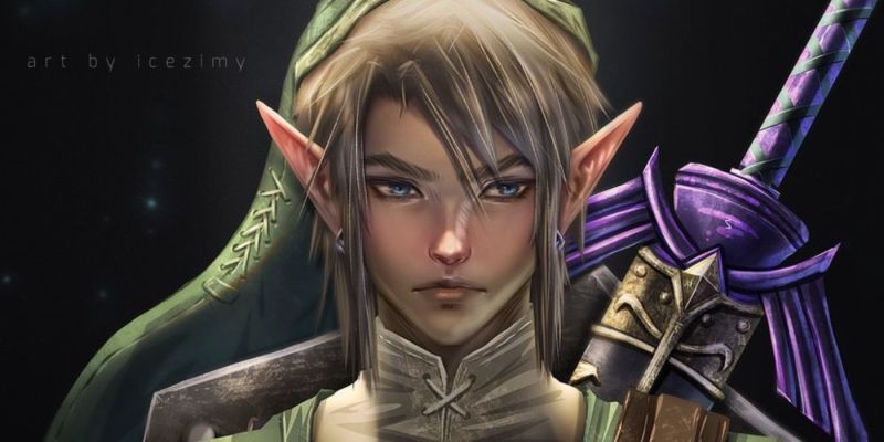 Fã de Legend of Zelda: Twilight Princess pinta retrato impressionante de Link